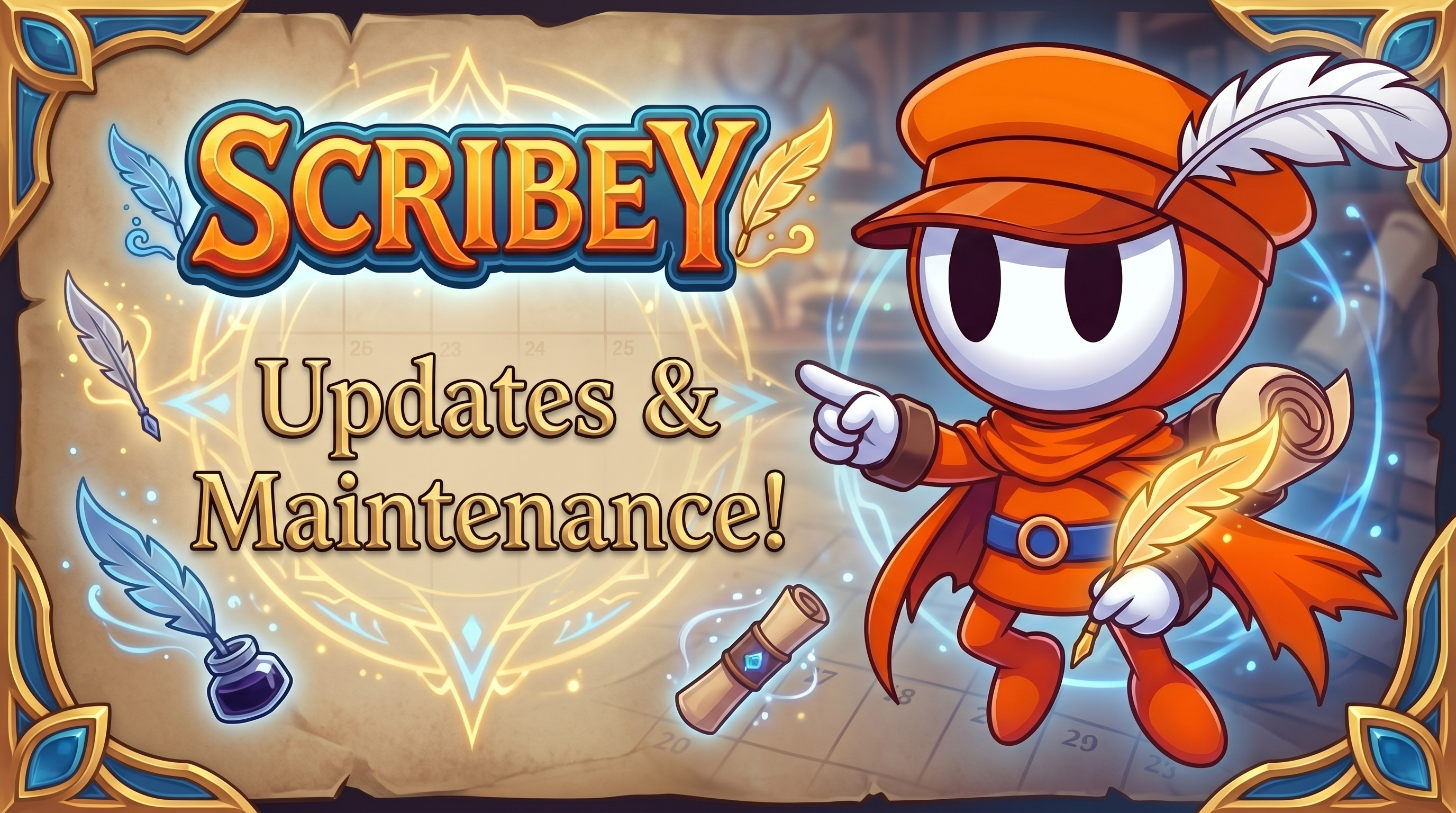 Scribey currency boosts update banner